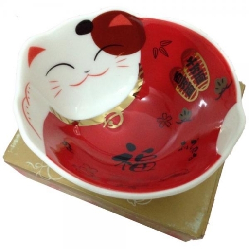 Ciotola Ceramica Decorata Lucky Cat